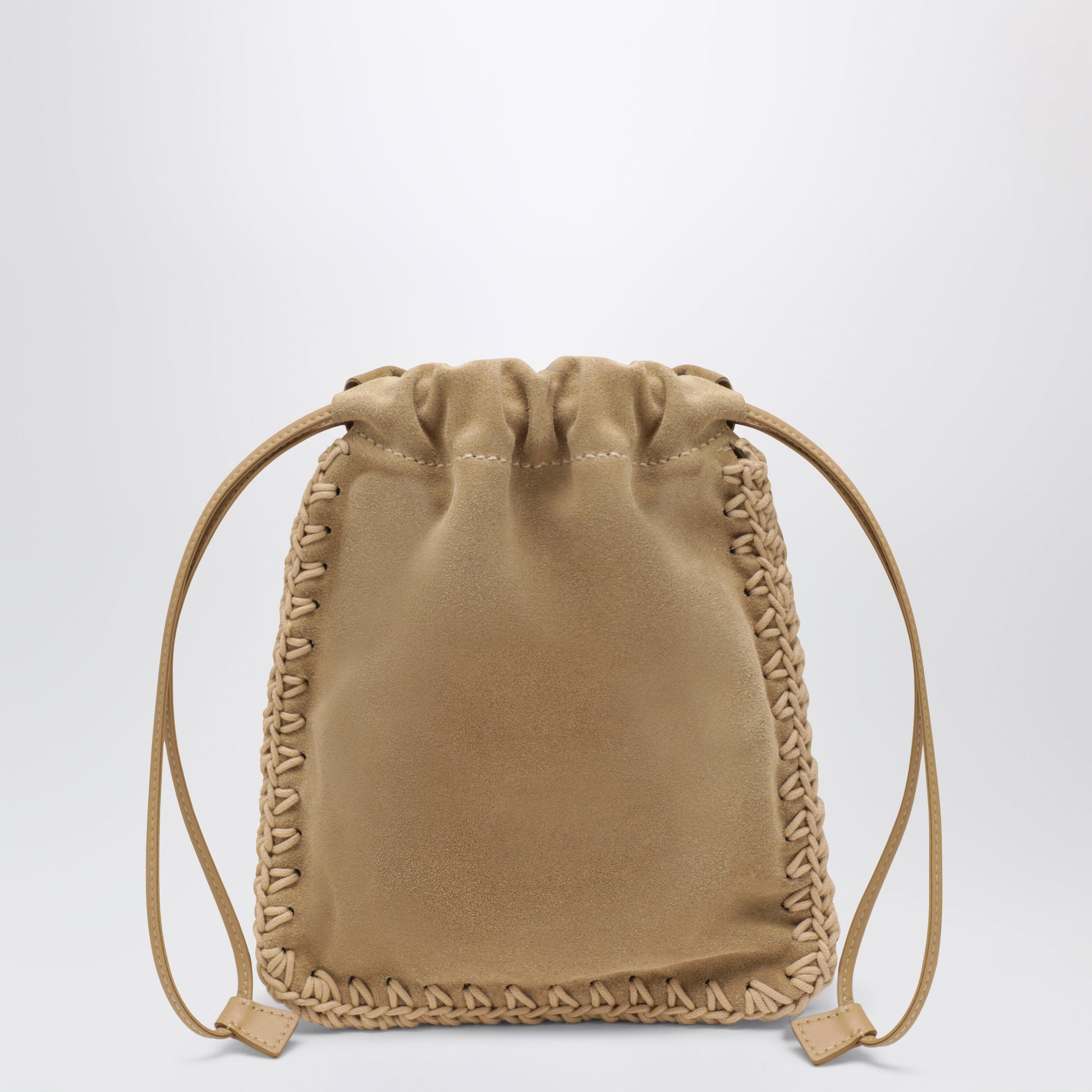 Prada Desert-Colored Suede Leather Smartphone Holder Women PRADA