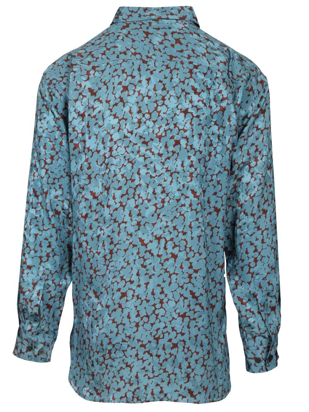 Dries Van Noten Men Shiny Satin Shirt DRIES VAN NOTEN
