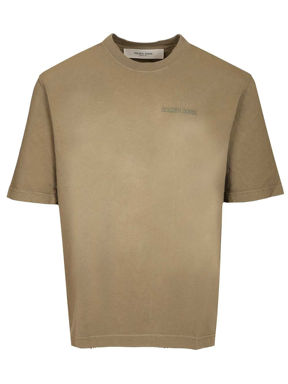 Golden Goose Men Cotton Jersey T-Shirt GOLDEN GOOSE