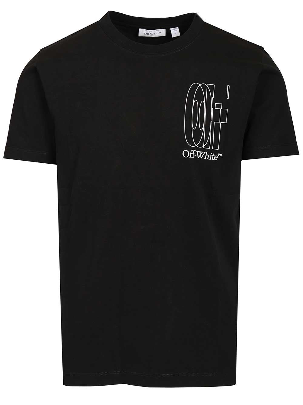 Off-White Men Outline Double Arrow Slim T-Shirt OFF-WHITE