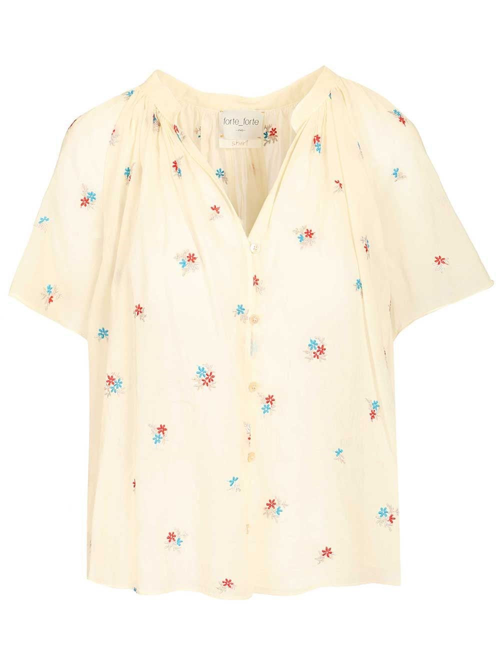 Forte_Forte Women Camicia Bohemienne Voile Ricamo Petite Fleur FORTE FORTE