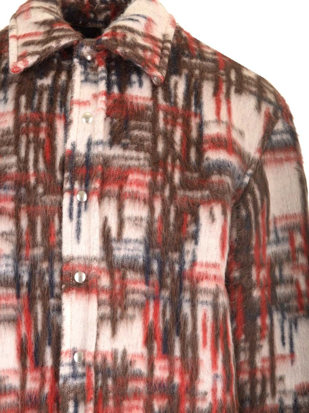 Bottega Veneta Men Brushed Alpaca Overshirt BOTTEGA VENETA