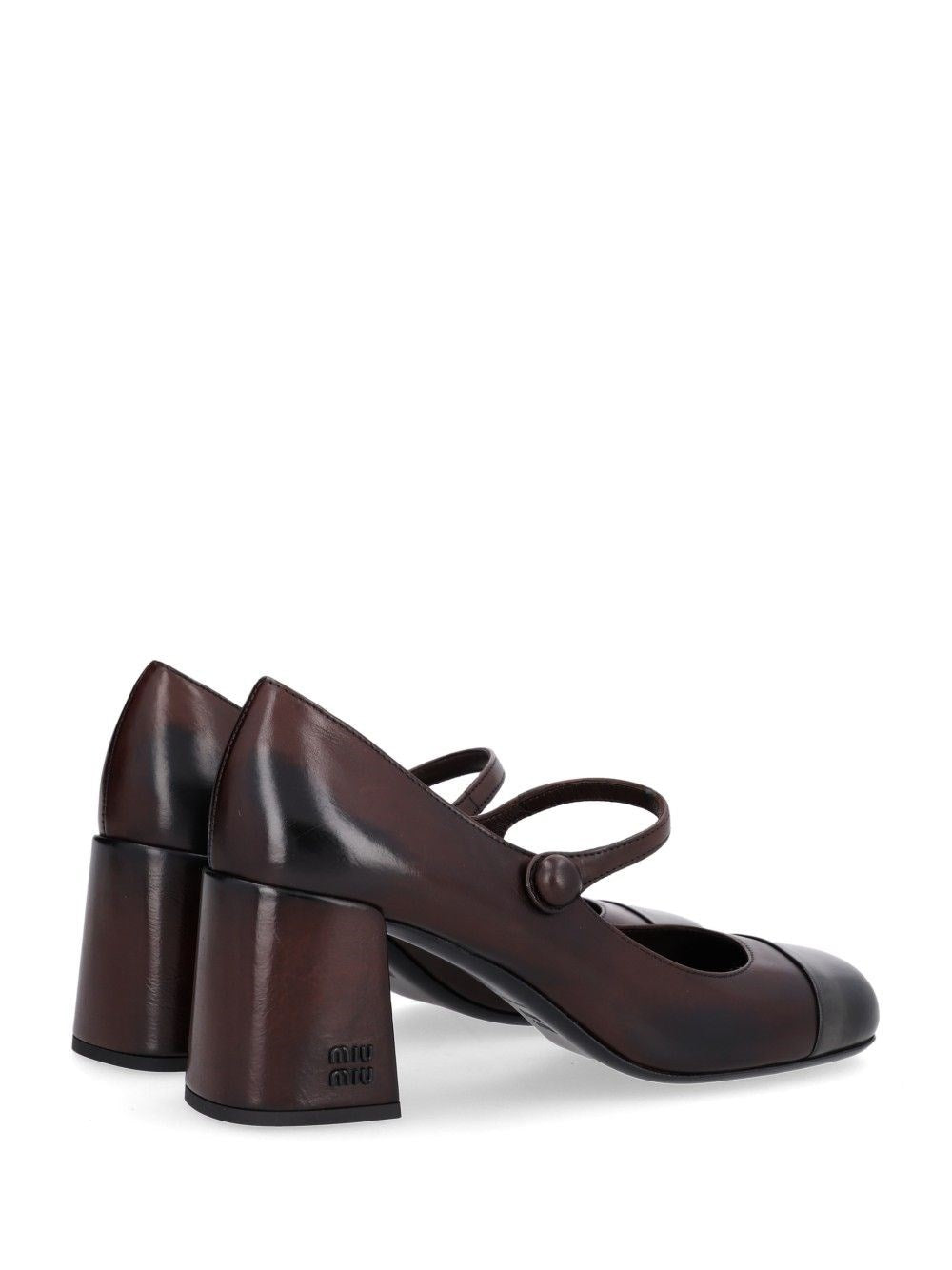 Miu Miu Women Waxed Leather Pumps MIU MIU