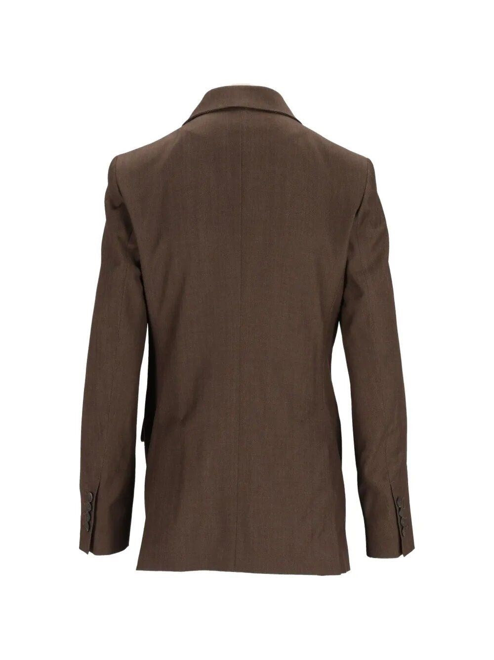 Max Mara Women Double-Breasted Wool Gabardine Blazer MAX MARA
