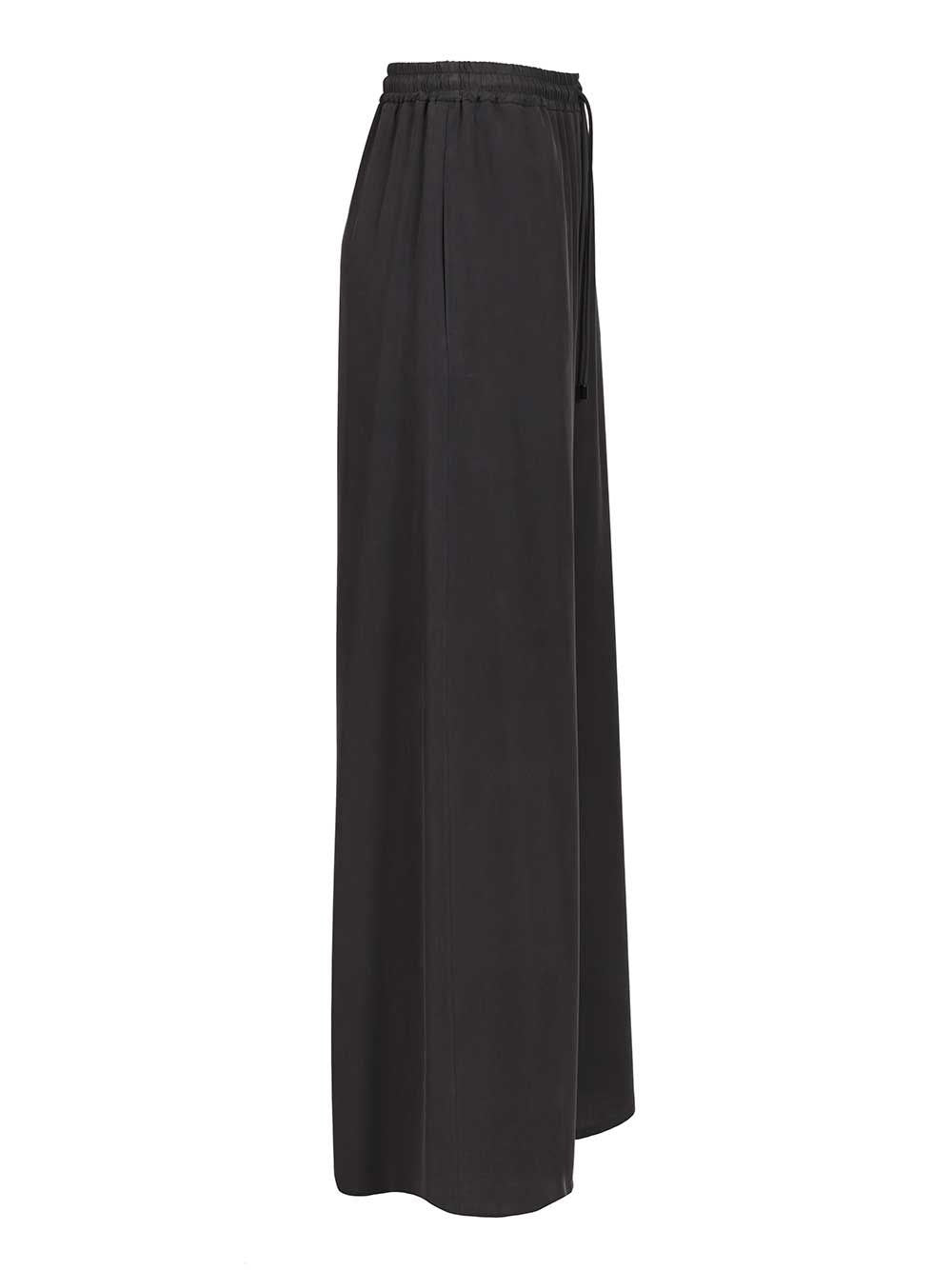 Max Mara Women "Genero" Wide-Leg Washed Silk Trousers MAX MARA
