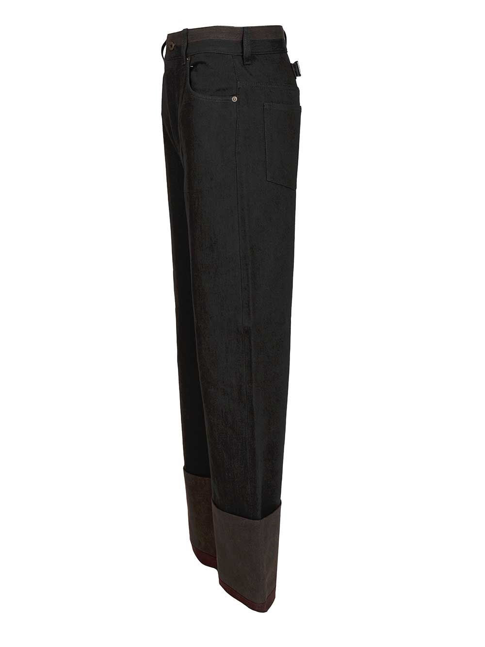 Loewe Men Cuffed Denim Jeans LOEWE
