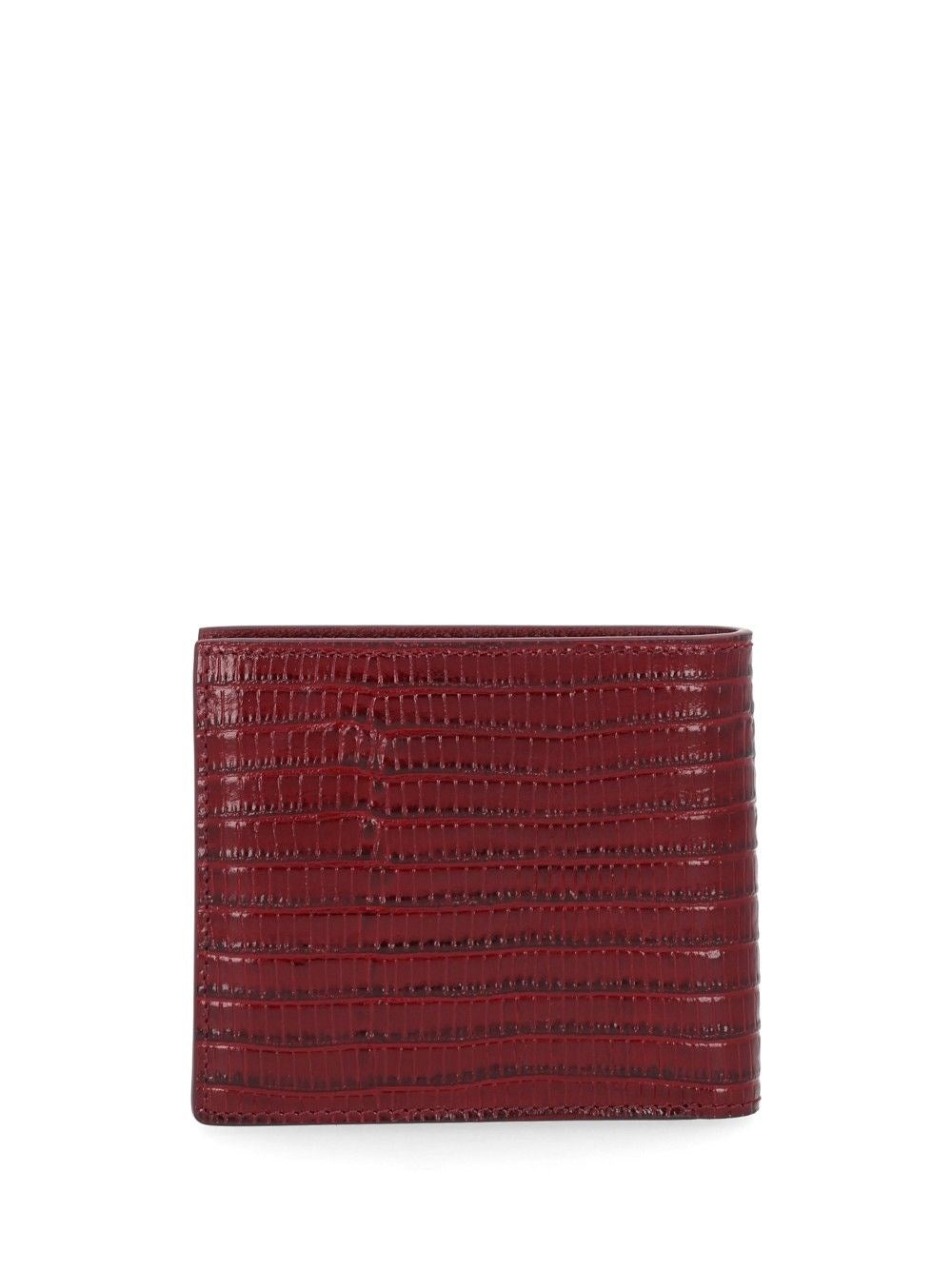 Tom Ford Men T Line Lizard-Effect Leather Wallet TOM FORD