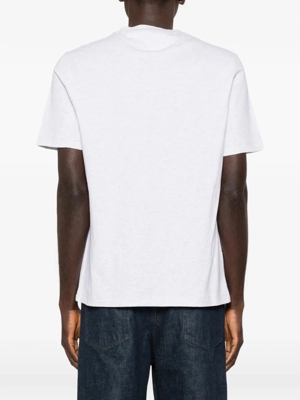 Brunello Cucinelli Men Crew-Neck T-Shirt With Logo BRUNELLO CUCINELLI