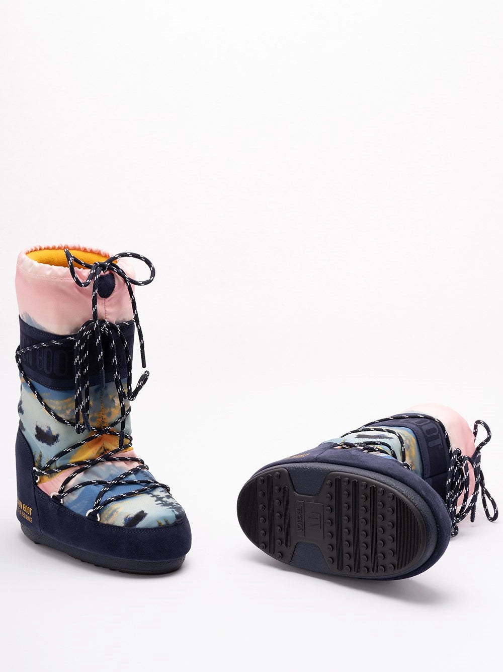 Moon Boot Women `Mb X Guest In Residence Icon High Postcard` Boots MOON BOOT