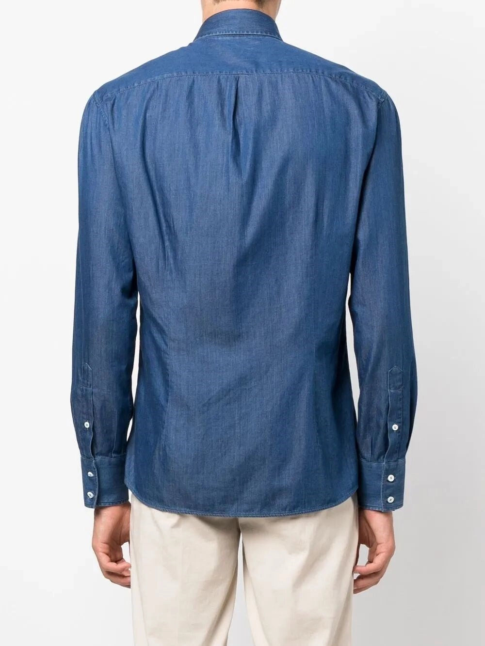 Brunello Cucinelli Men Denim Shirt BRUNELLO CUCINELLI