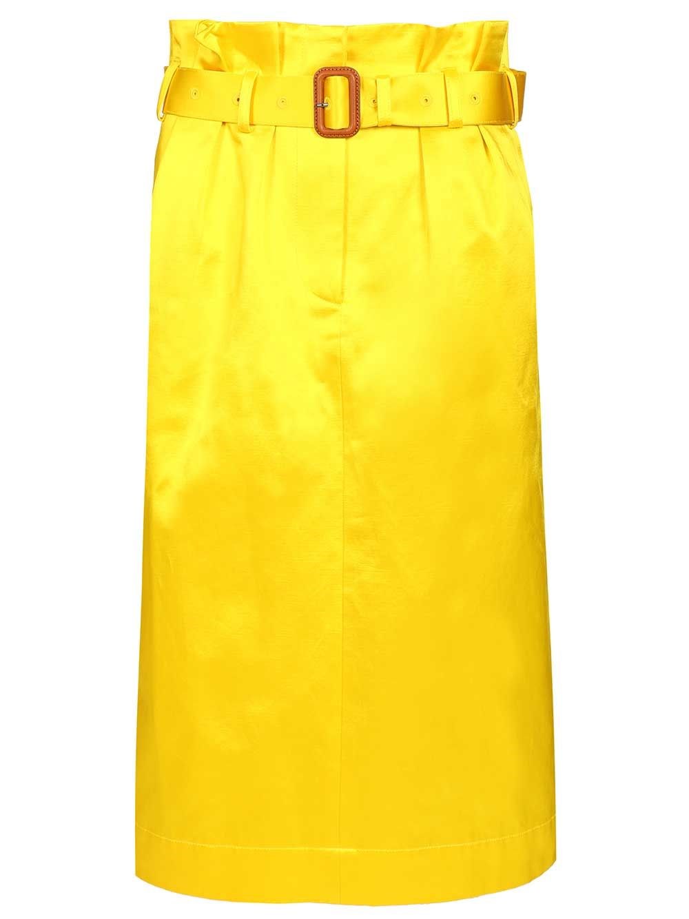 Dries Van Noten Women Seachy Cotton Satin Skirt DRIES VAN NOTEN