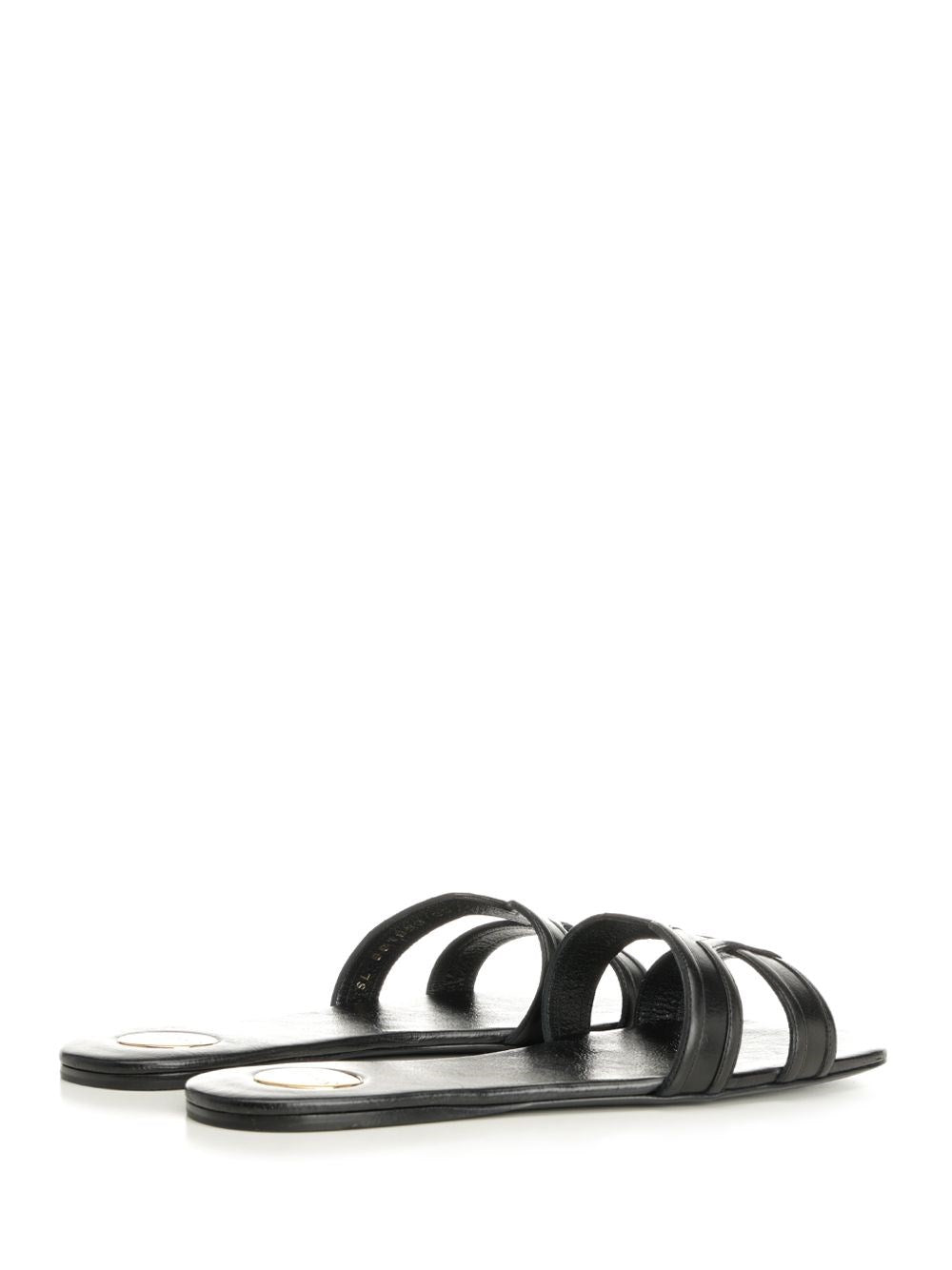 Saint Laurent Women Mabrouka Leather Sandals SAINT LAURENT