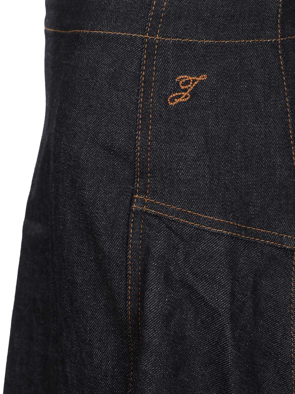 Jacquemus Women Lavoir De-Nîmes Denim Skirt JACQUEMUS