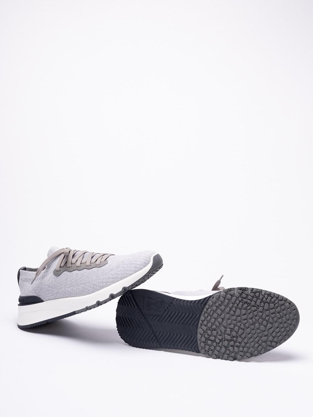 Brunello Cucinelli Men Knit Sneakers BRUNELLO CUCINELLI
