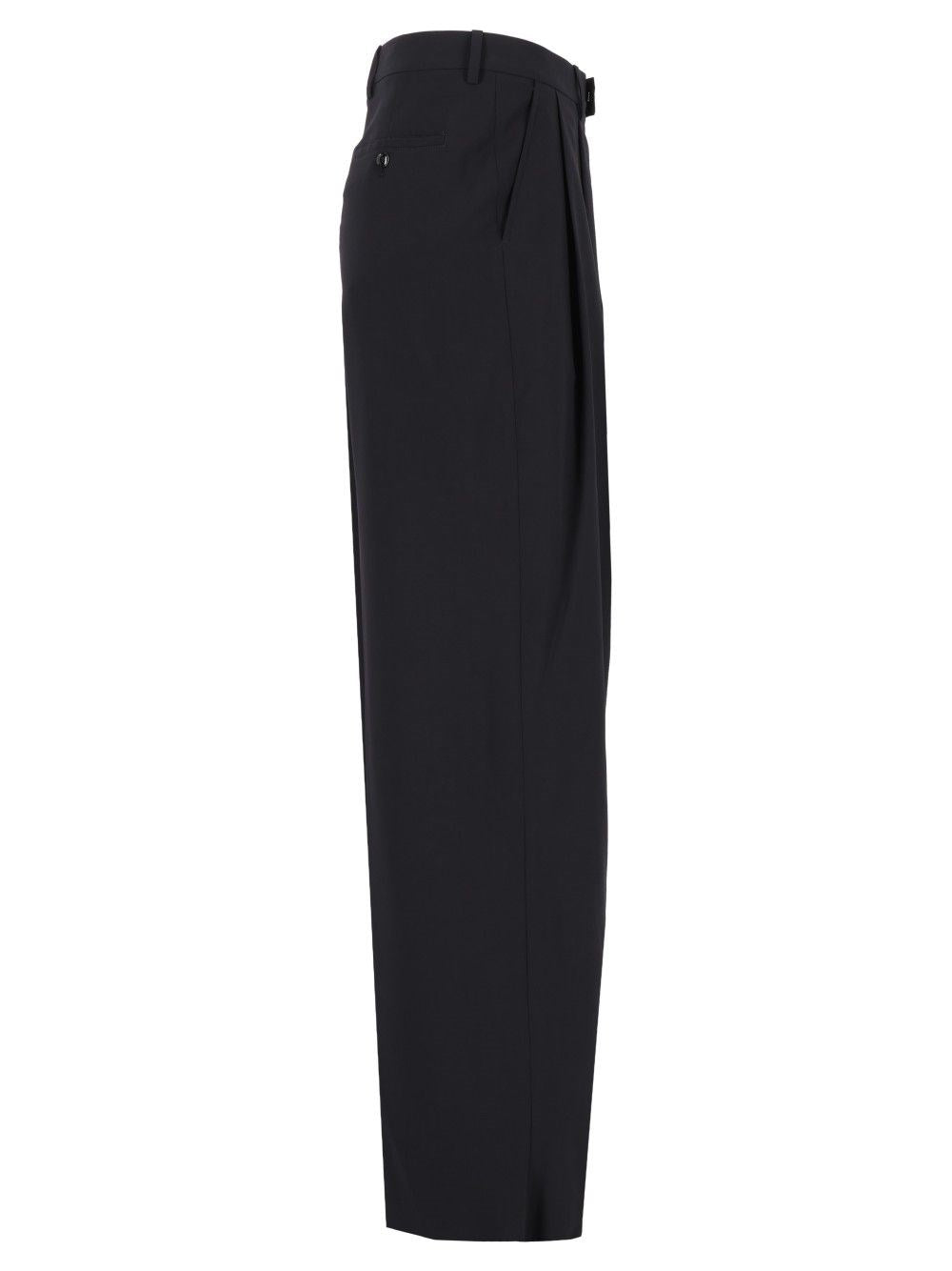 Giorgio Armani Men Oversized Trousers In Virgin Wool Crepe GIORGIO ARMANI