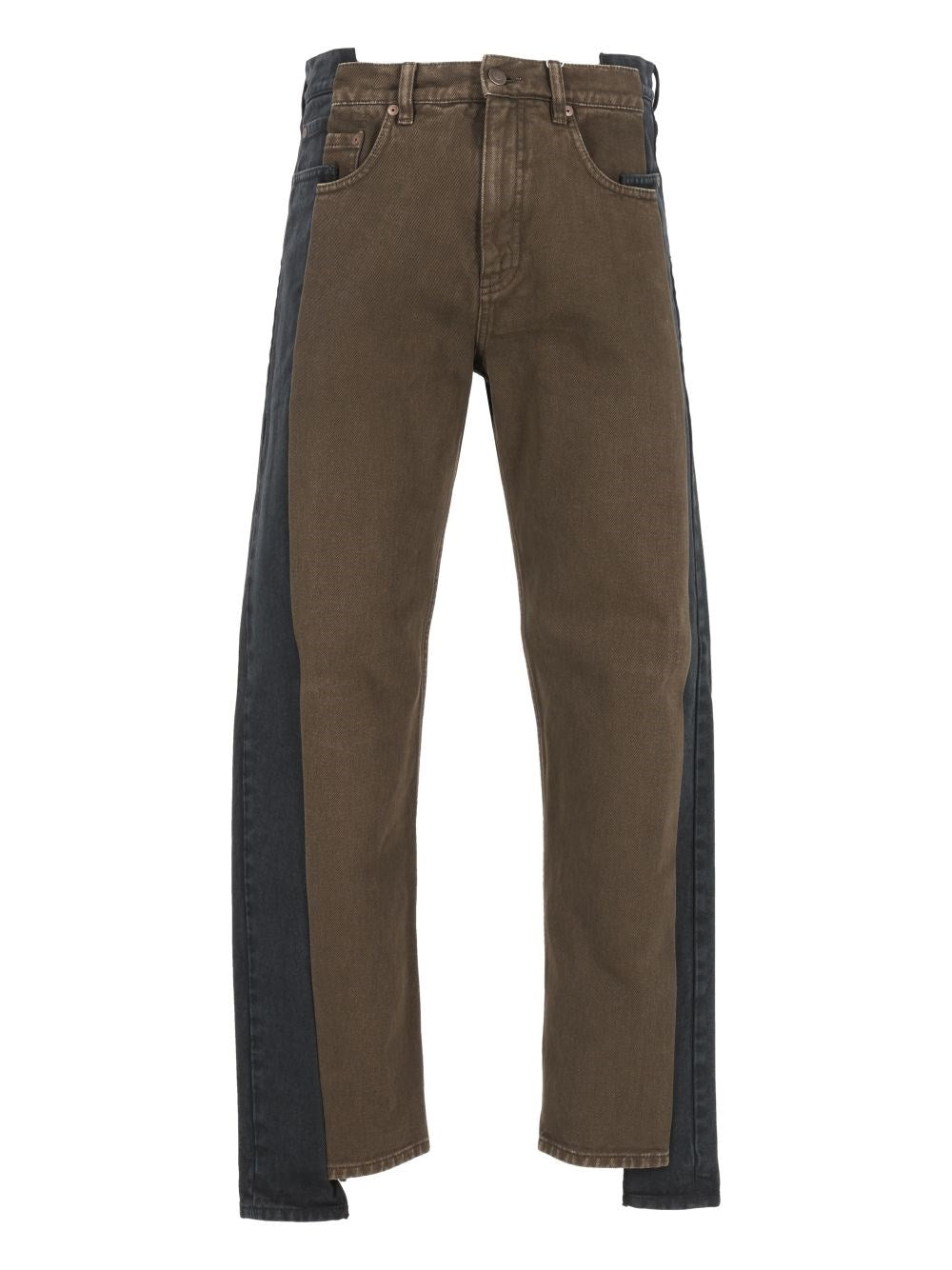 Maison Margiela Men "Spliced" Cotton Jeans MAISON MARGIELA