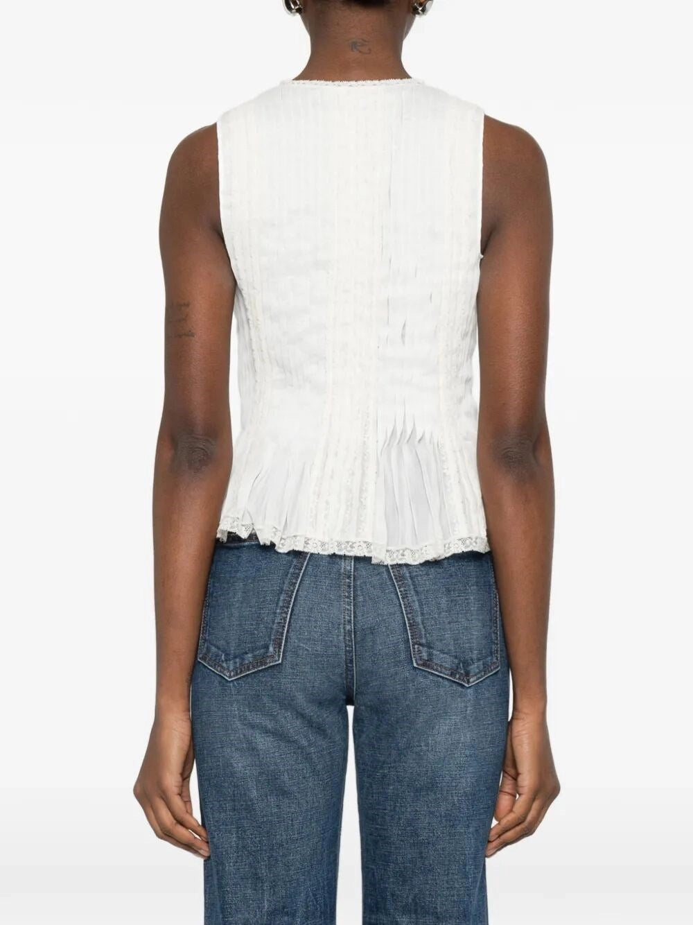 Ermanno Scervino Women Top With Embroidery ERMANO SCERVINO