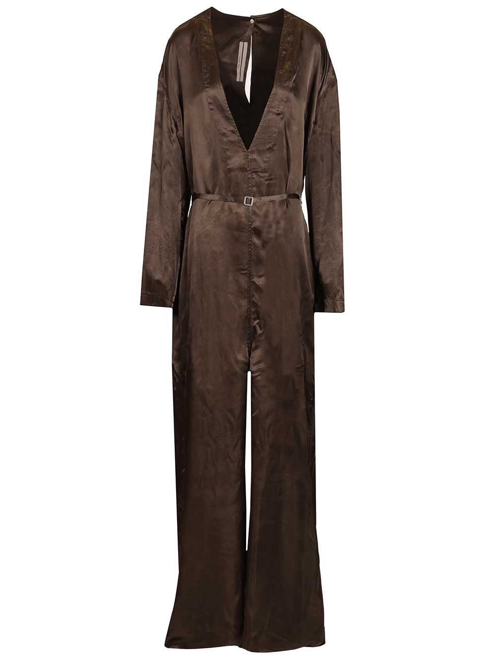 Rick Owens Women Long-Sleeved Jumpsuit RICK OWENS