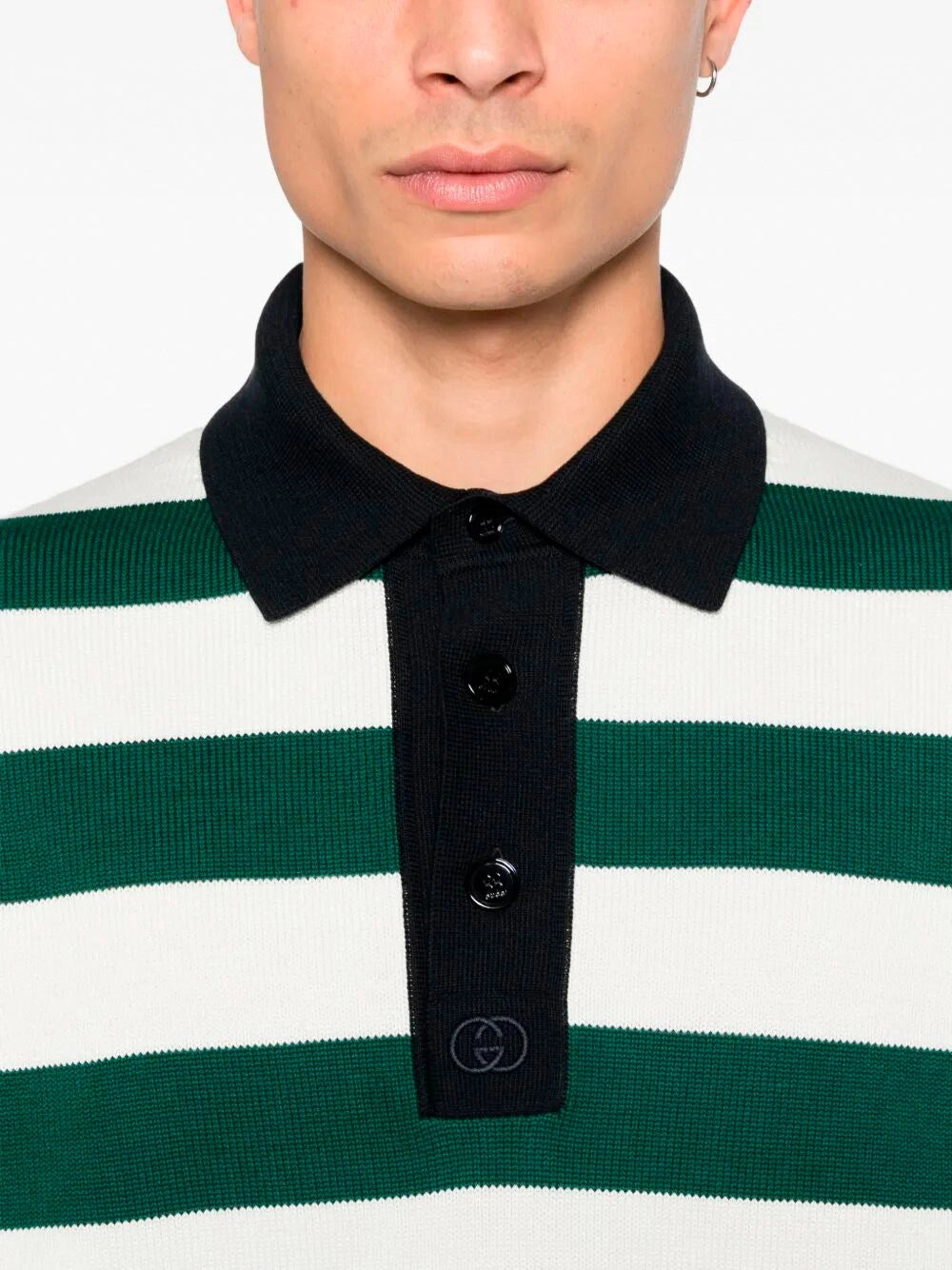 Gucci Men Long Sleeve Polo GUCCI