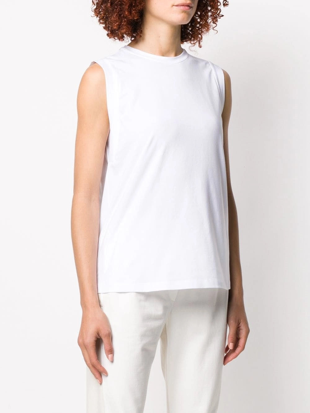 Brunello Cucinelli Women Cotton Jersey  Tank Top BRUNELLO CUCINELLI