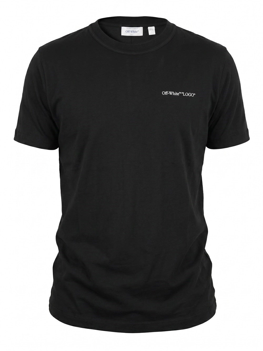 Off White Men `Logo Quote` Regular T-Shirt