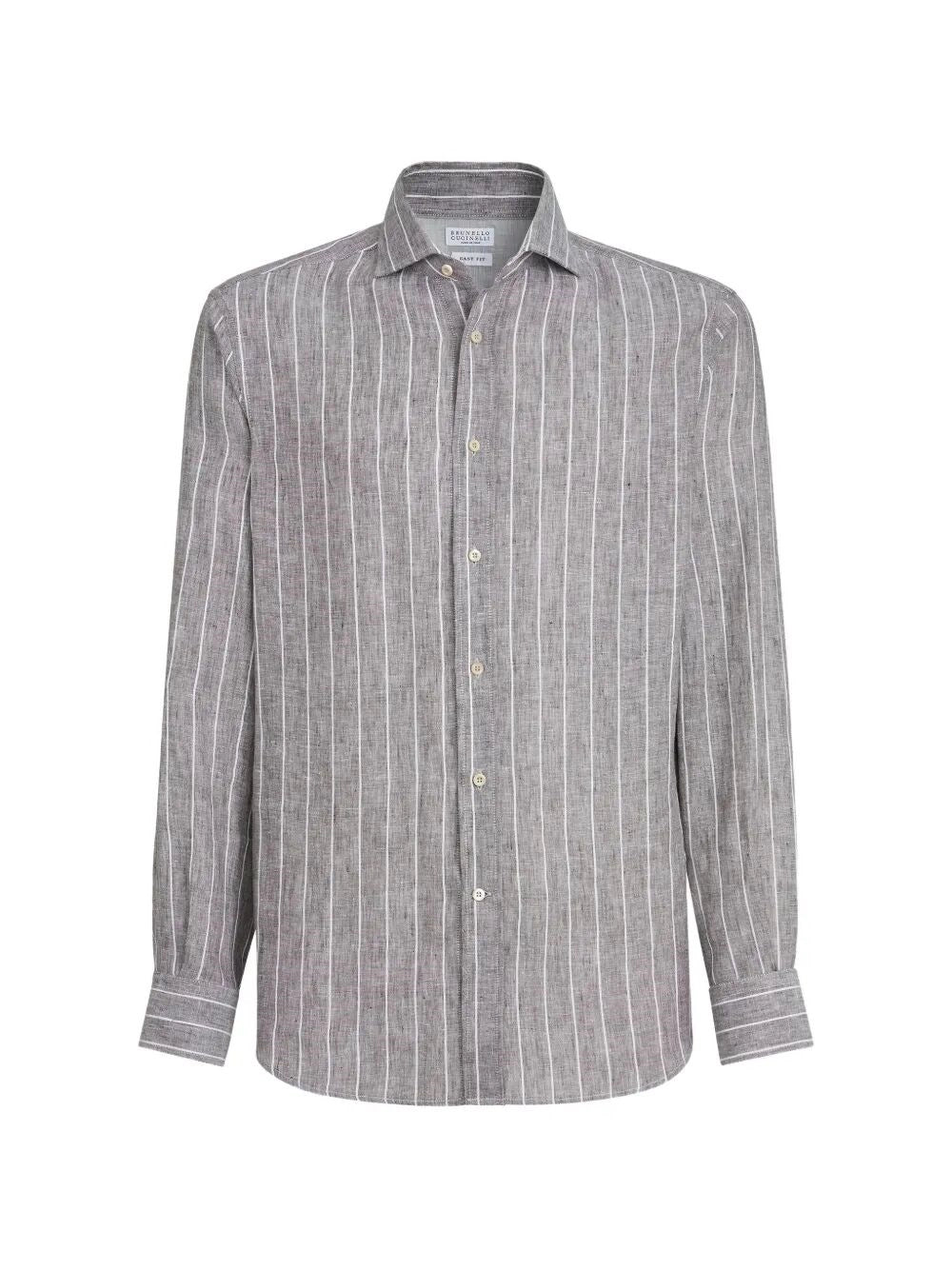 Brunello Cucinelli Men Linen Shirt BRUNELLO CUCINELLI