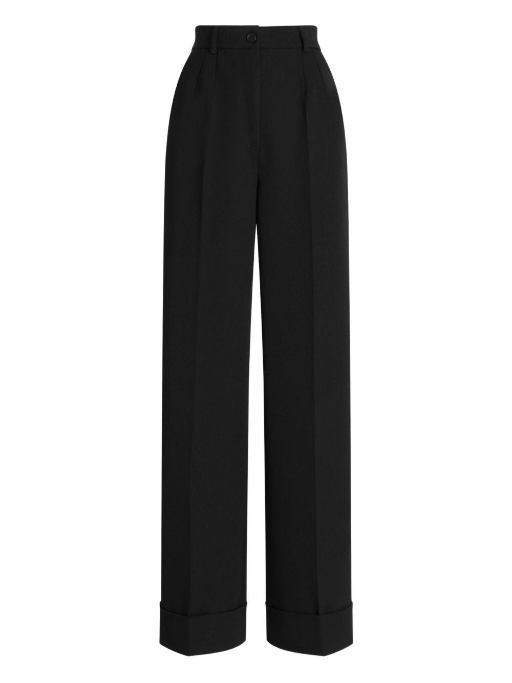 Dolce & Gabbana Women Wool Gabardine Trousers DOLCE & GABBANA