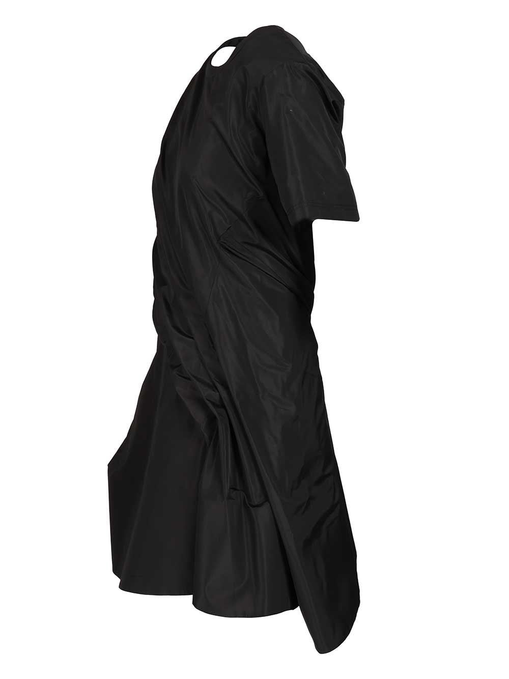 Loewe Women Twisted Dress In Silk Blend Taffeta LOEWE