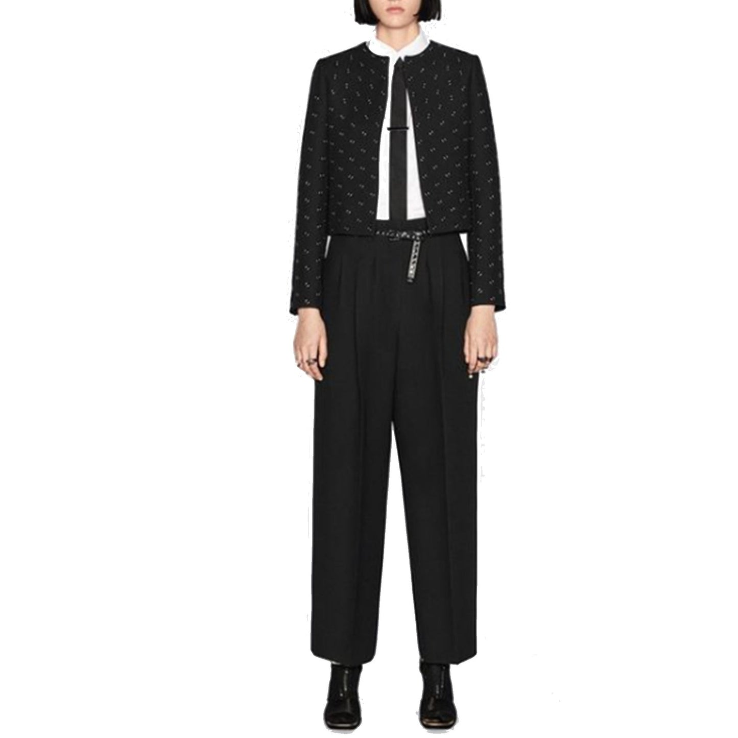 Dior Wool And Silk Pants Women CHRISTIAN DIOR