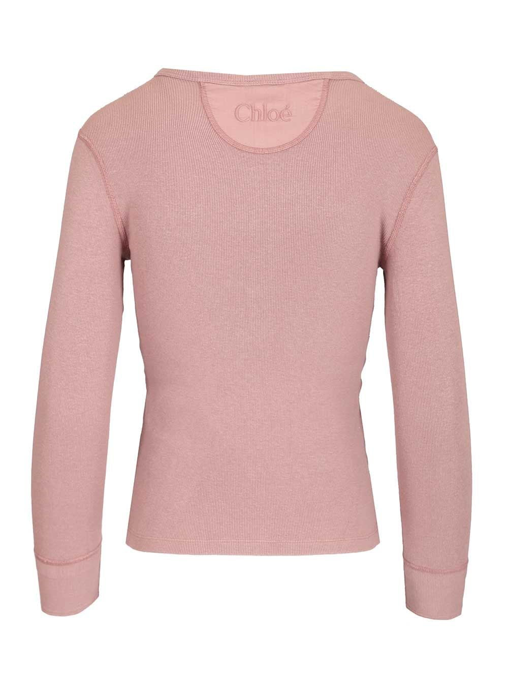 Chloe' Women Cotton Henley Shirt CHLOE