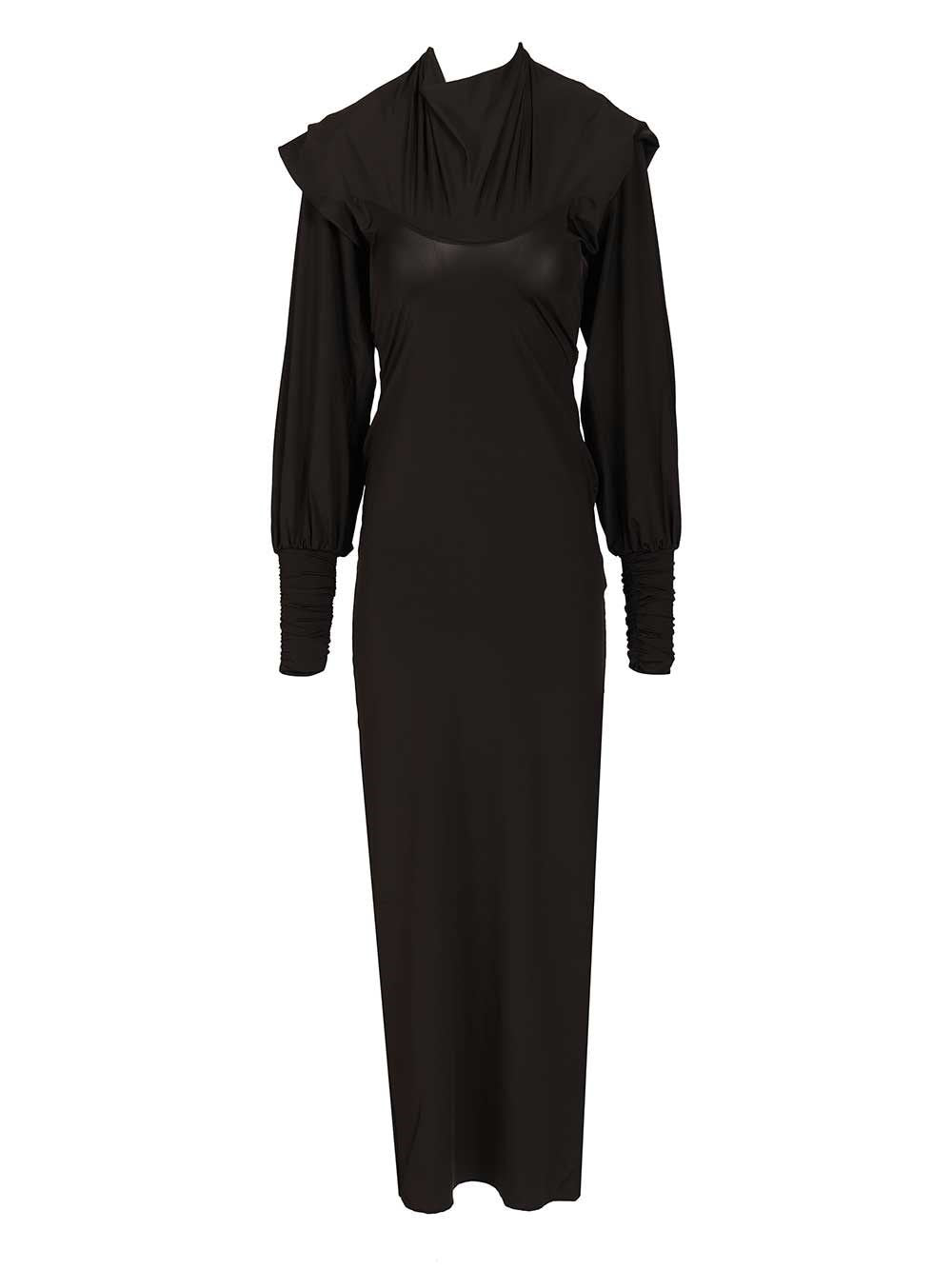 Rotate Women Slinky Hooded Dress ROTATE