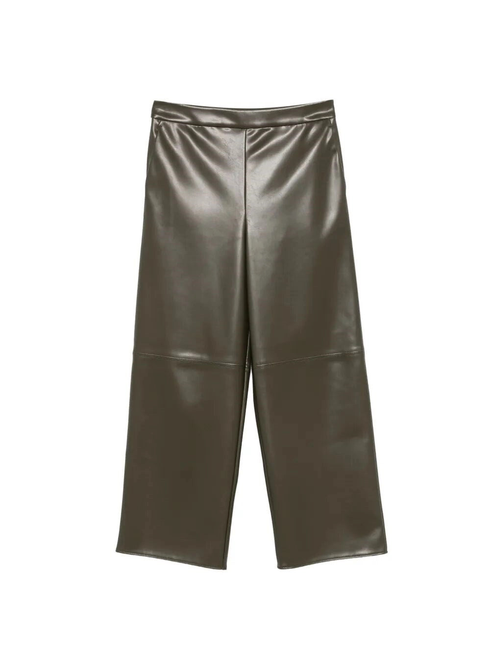 Max Mara Women Maxmara `S Leather-Look Cropped Pants MAX MARA