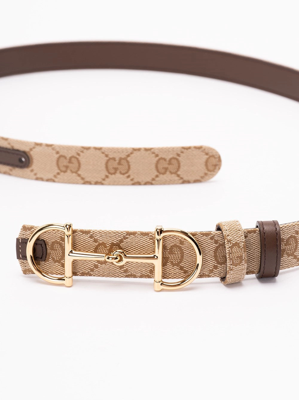 Gucci Women `Reversible Horsebit` Belt GUCCI