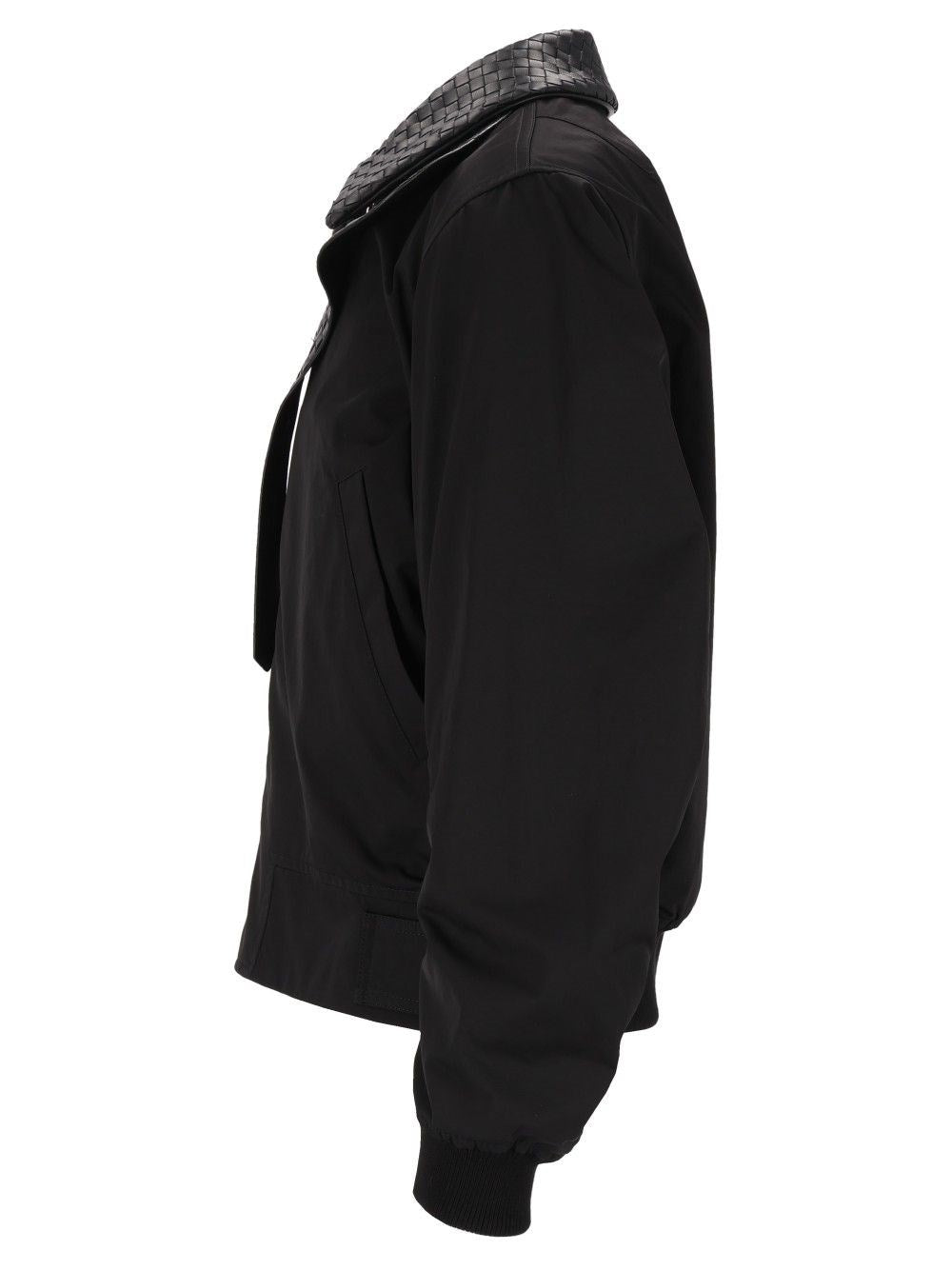 Bottega Veneta Men Padded Nylon Bomber Jacket BOTTEGA VENETA