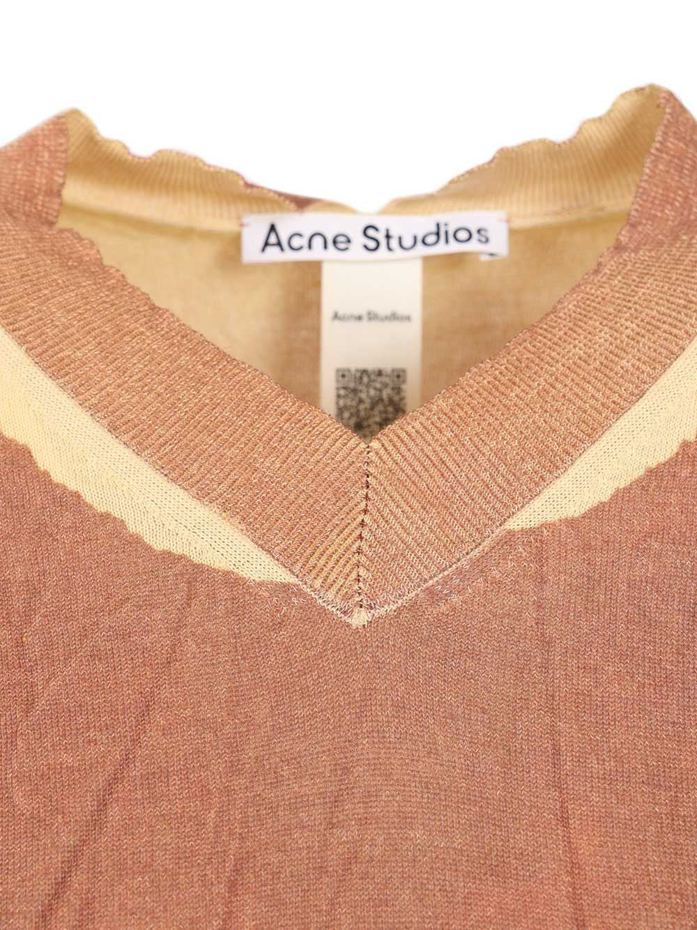 Acne Studios Women Crumpled V-Neck Sweater ACNE STUDIOS