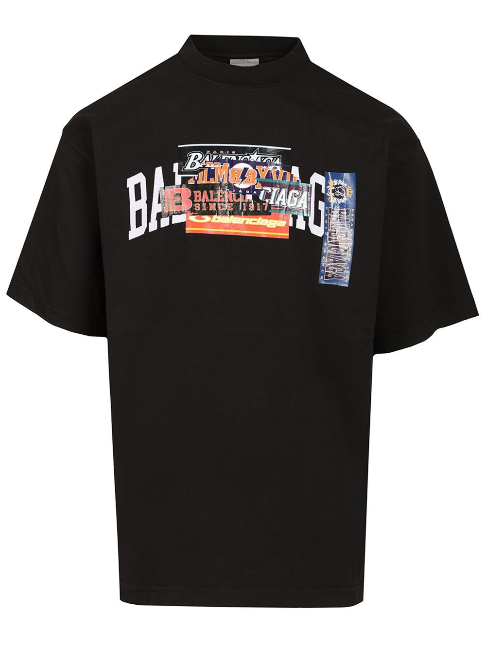 Balenciaga Men Bumper Stickers T-Shirt BALENCIAGA