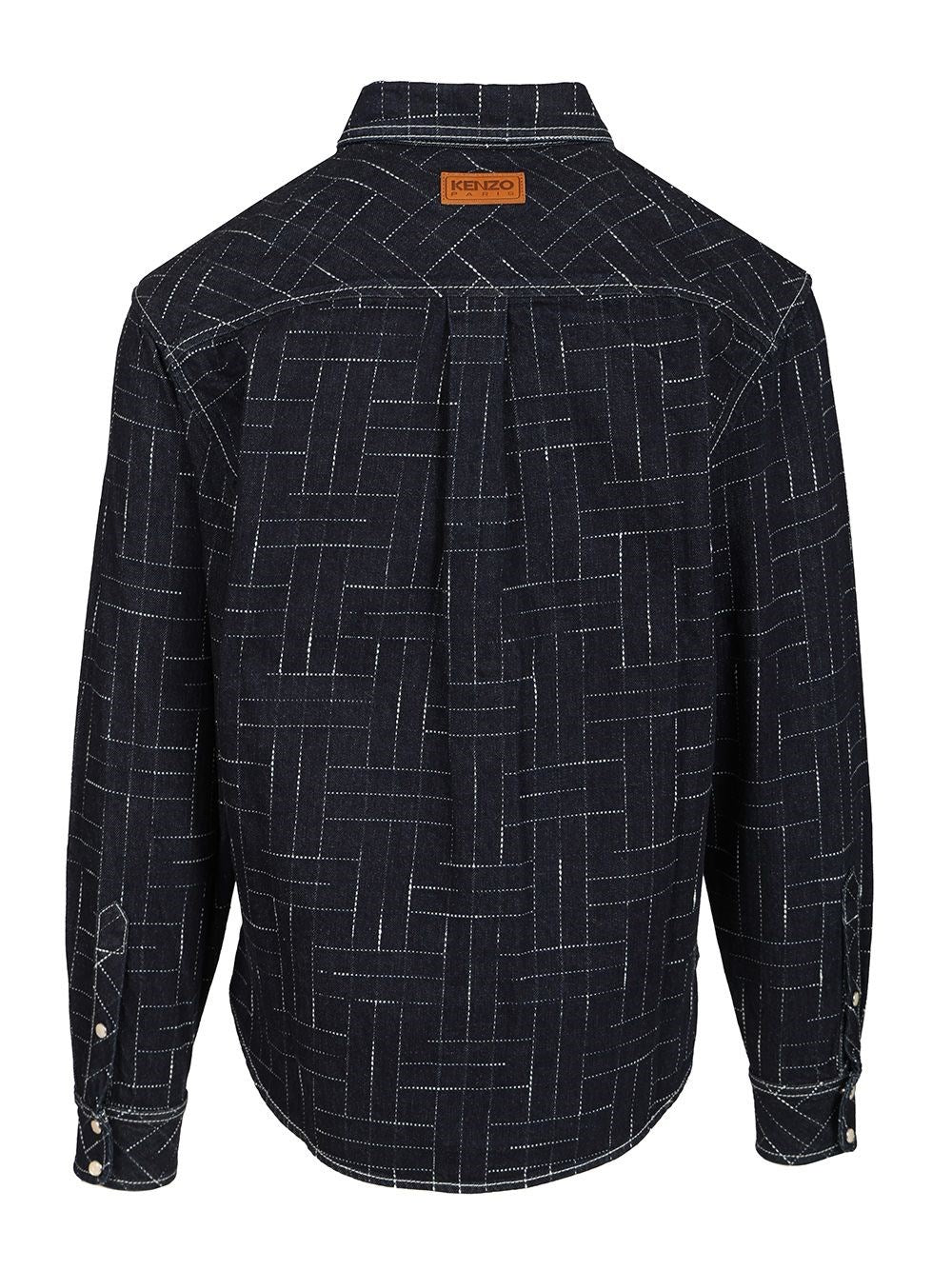 Kenzo Men Casual "Weave" Shirt KENZO