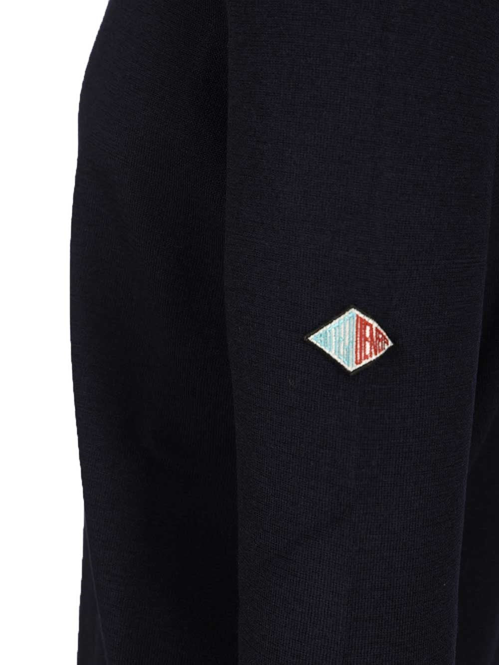 Bottega Veneta Men Navy Blue Wool Turtleneck Sweater BOTTEGA VENETA