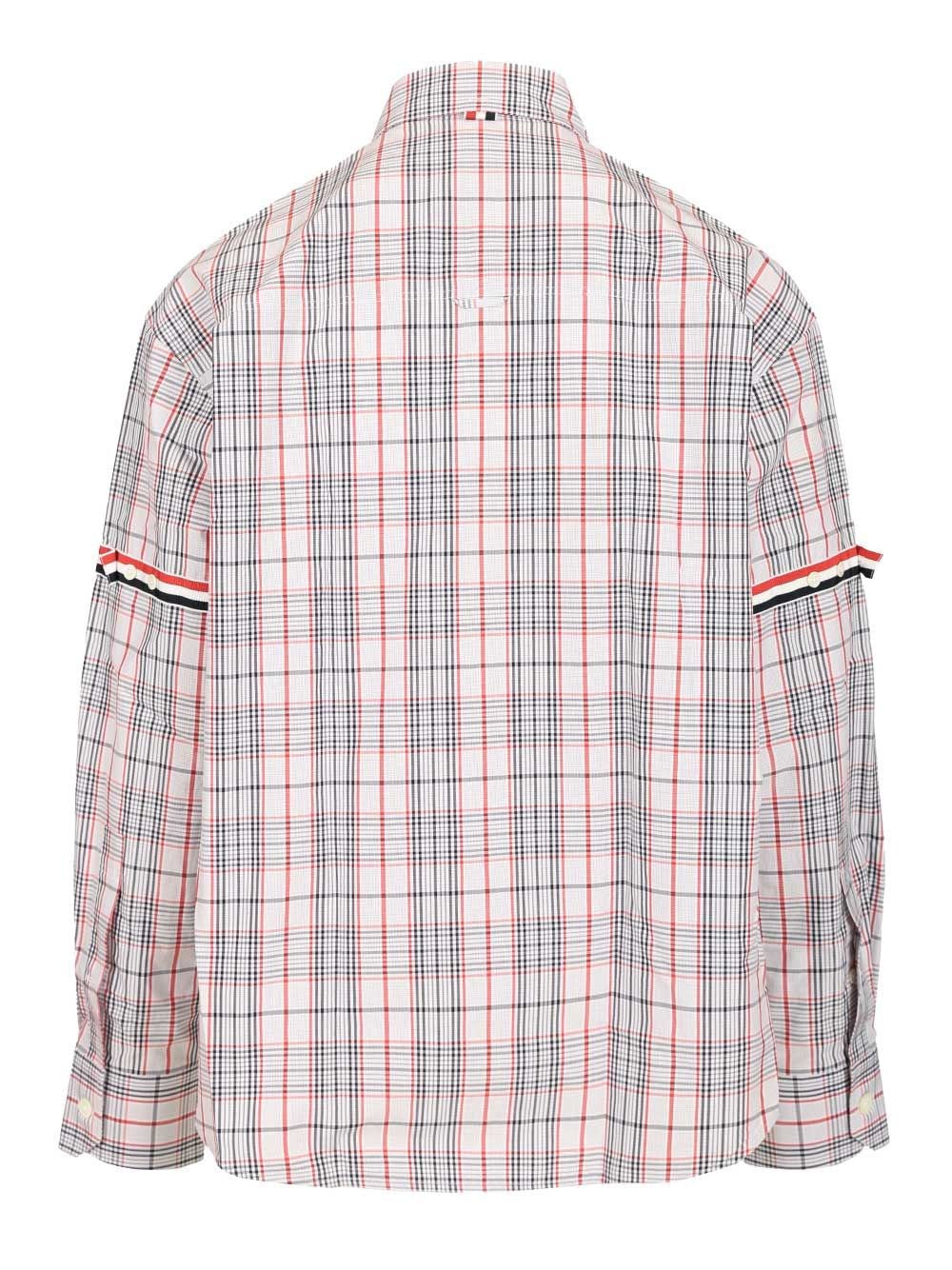 Thom Browne Men Oversized Cotton Poplin Shirt THOM BROWNE