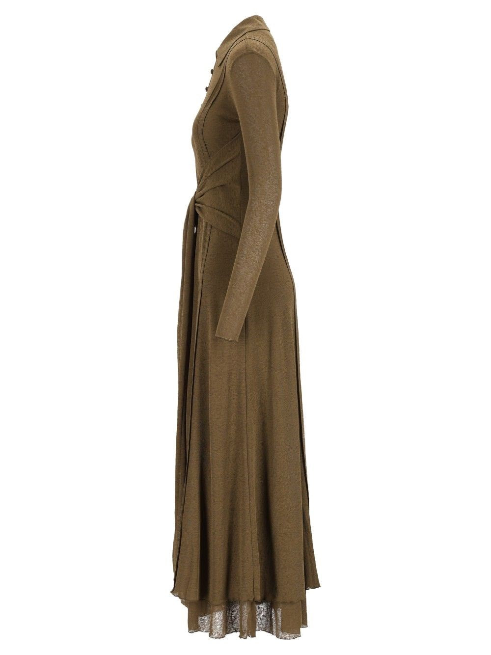 Ganni Women Long Gauze Dress GANNI