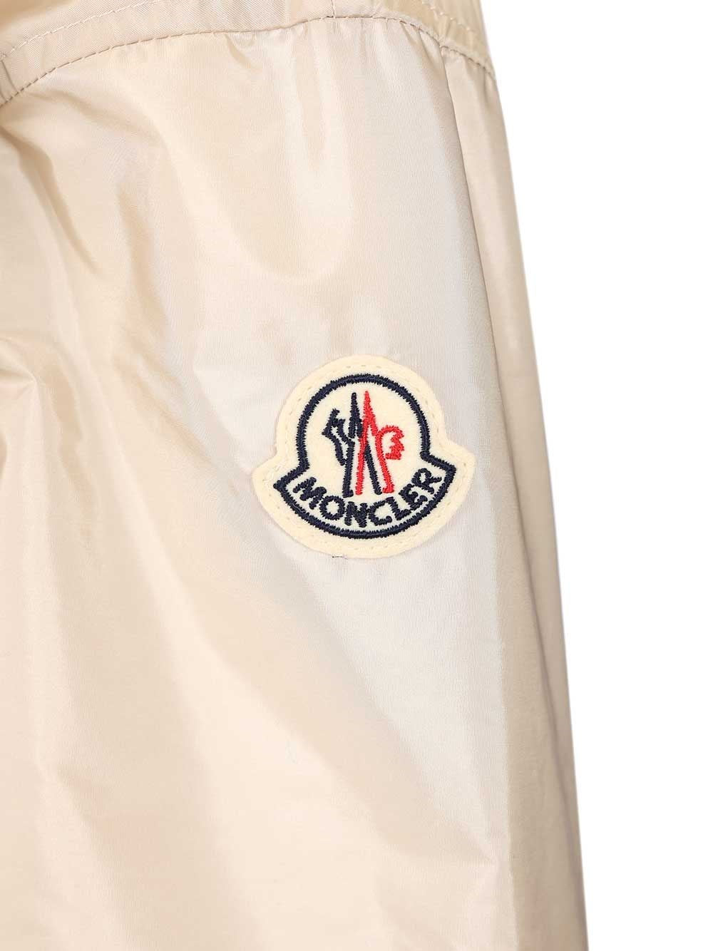 Moncler Women Weteau Waterproof Jacket With Hood And Ruffles MONCLER