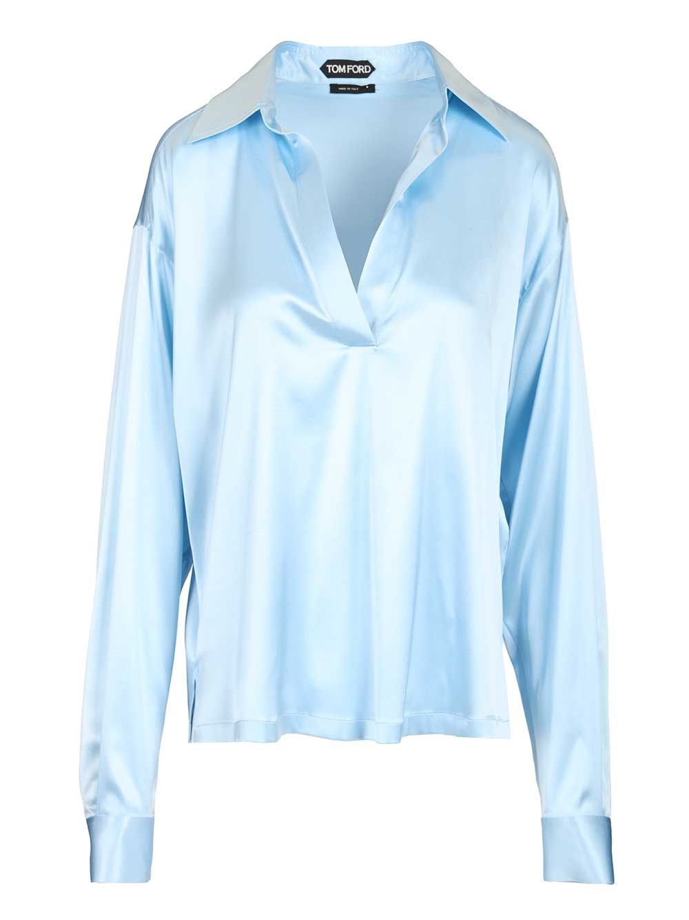 Tom Ford Women Silk Polo Shirt TOM FORD