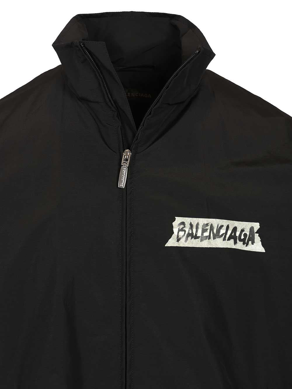 Balenciaga Men Masking Tape Tracksuit Jacket BALENCIAGA