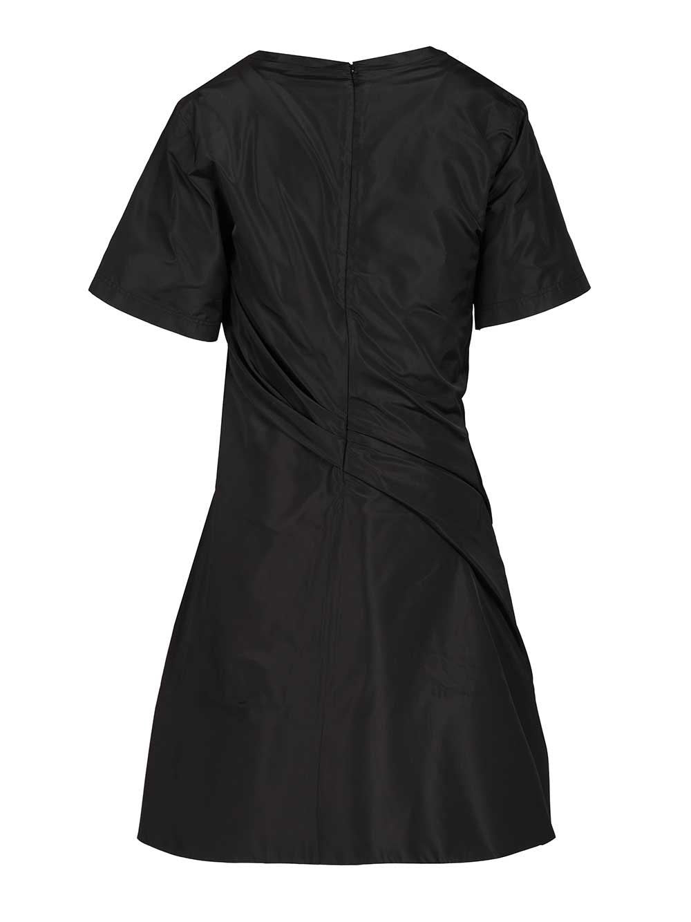 Loewe Women Twisted Dress In Silk Blend Taffeta LOEWE