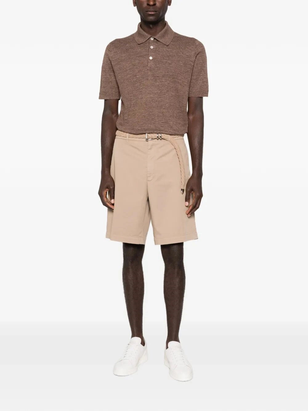 Brunello Cucinelli Men Knit Polo BRUNELLO CUCINELLI