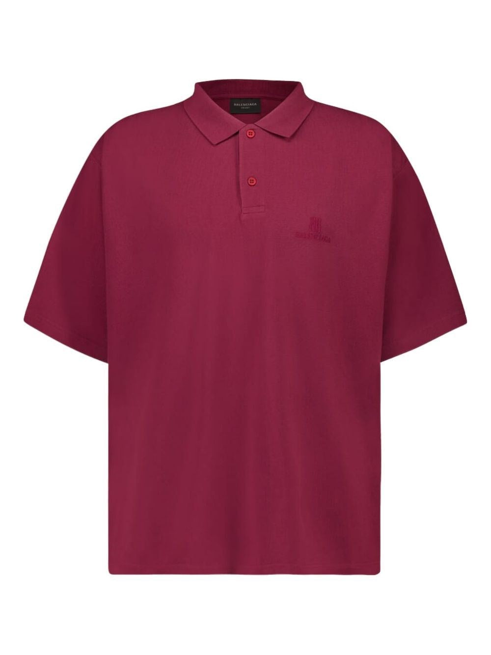 Balenciaga Men "Nano Bb" Polo Shirt BALENCIAGA