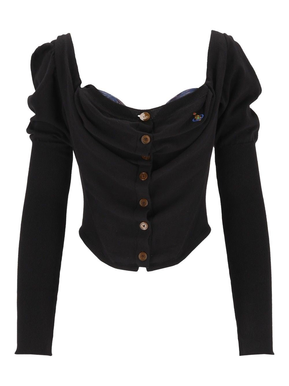 Vivienne Westwood Women Knitted Cardigan Corset Bea VIVIENNE WESTWOOD