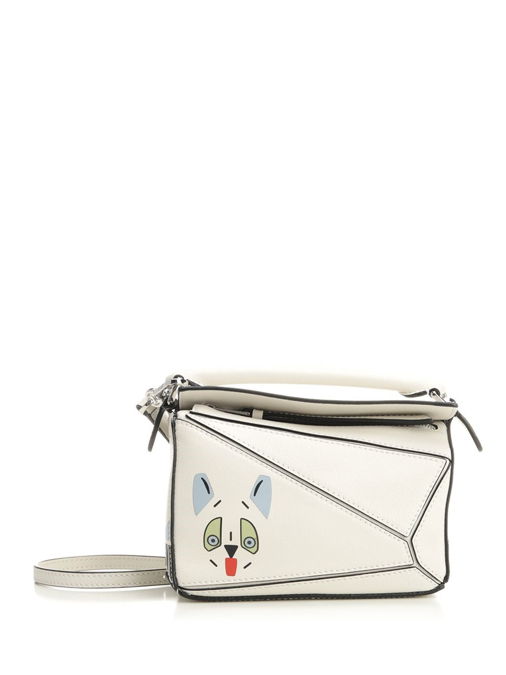 Loewe Women Mini "Puzzle Futurist Cat" Bag LOEWE