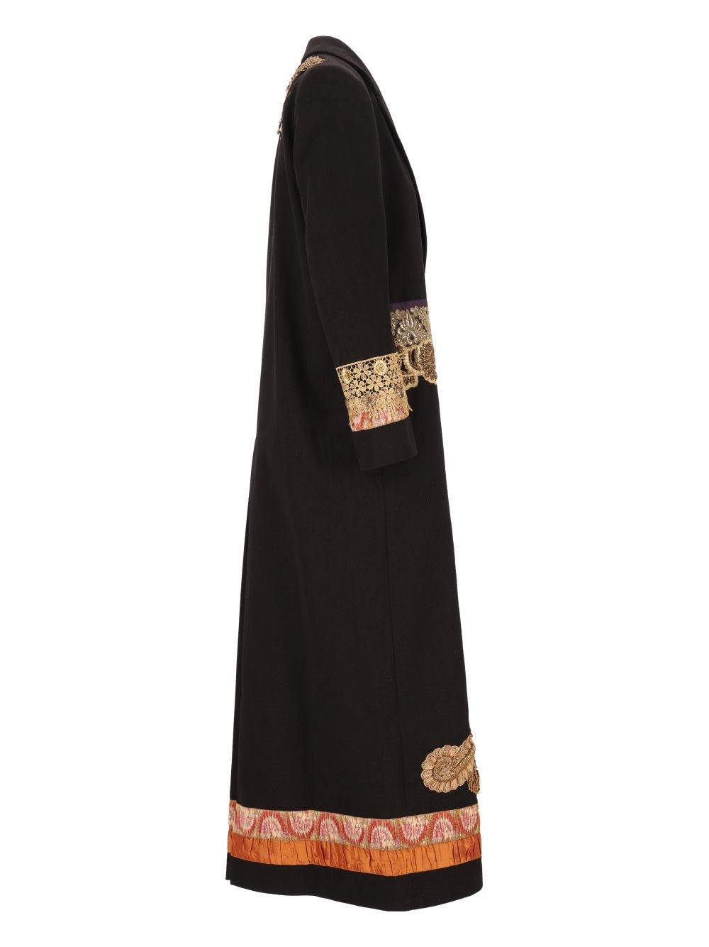 Dries Van Noten Women Embellished Wool Longline Coat DRIES VAN NOTEN