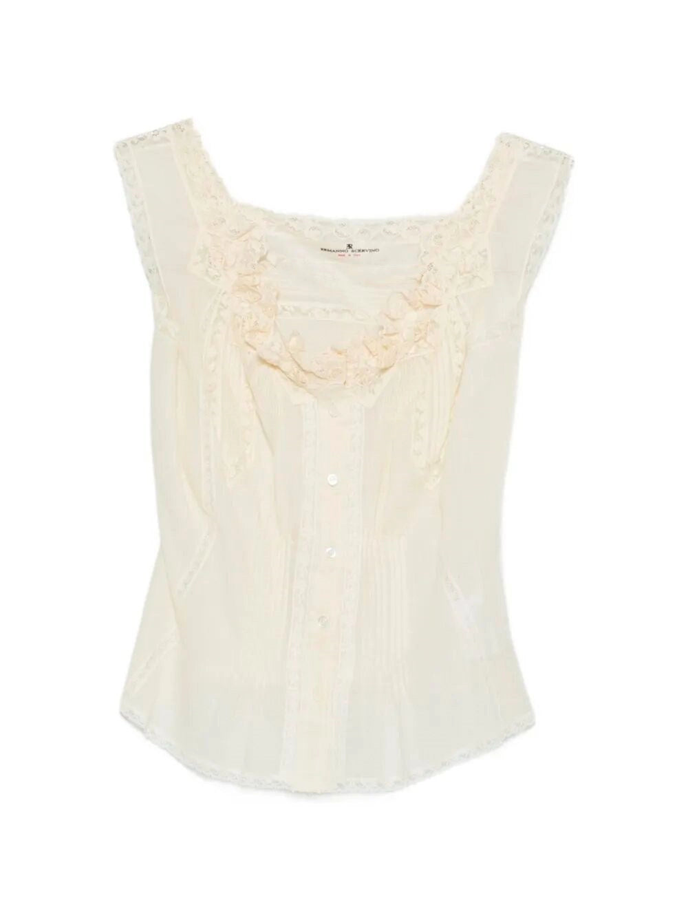 Ermanno Scervino Women Top With Embroidery ERMANO SCERVINO